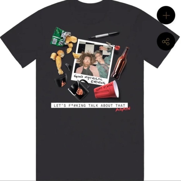 NWT GMM Good Mythical Evening 2022 Commemorative Collector's Tee XXL - Picture 1 of 5